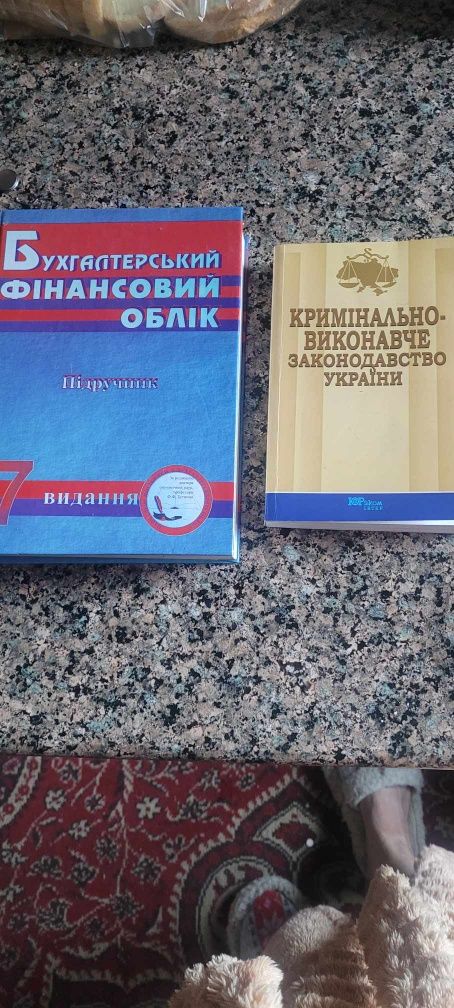 Кримінально-виклонавче законодавство.Бухгалтерський фінансовий облік