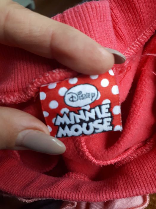 zestaw  110-116cm 5-6 lat Minnie  Mause bezrękawnik i spodnie dresowe