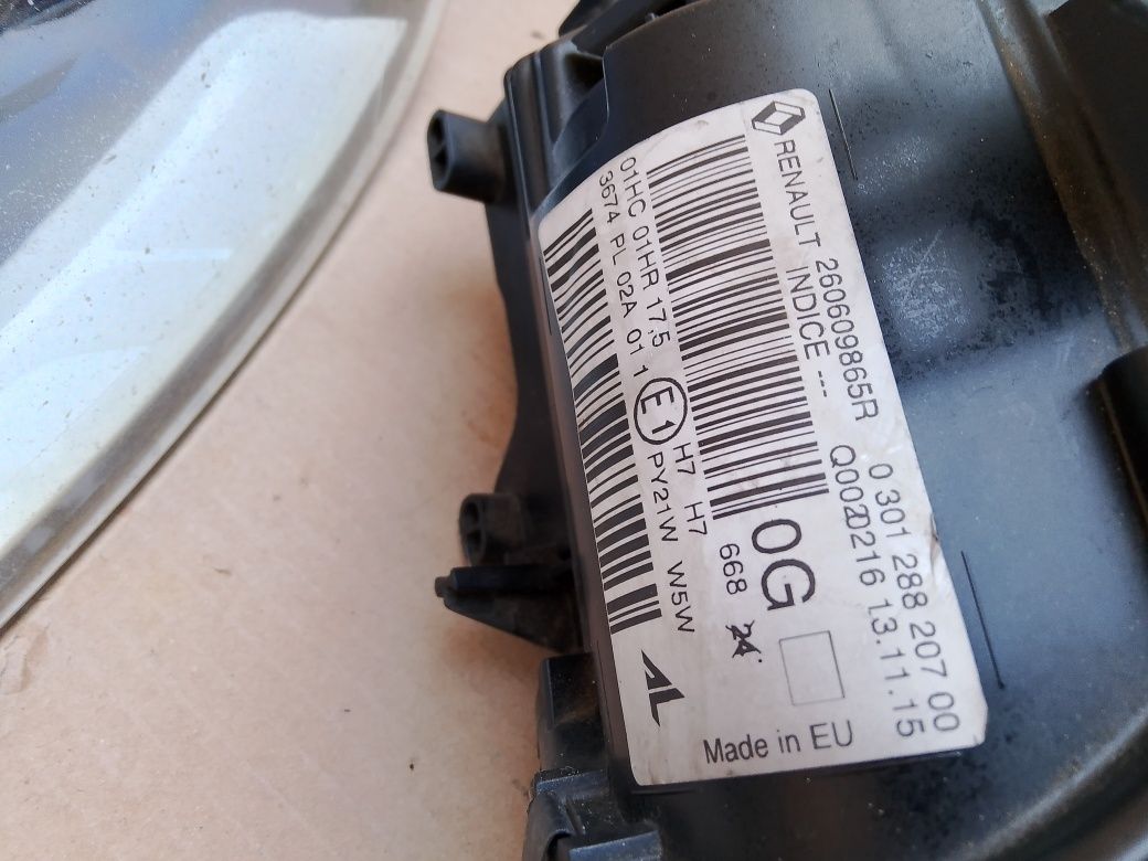 Lampa prawa lewa renault Megane 3 lift Europa