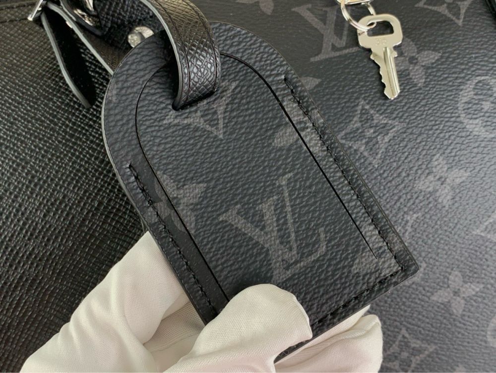 Louis Vuitton Keepall сумка мужская спортивная дорожная кожаная