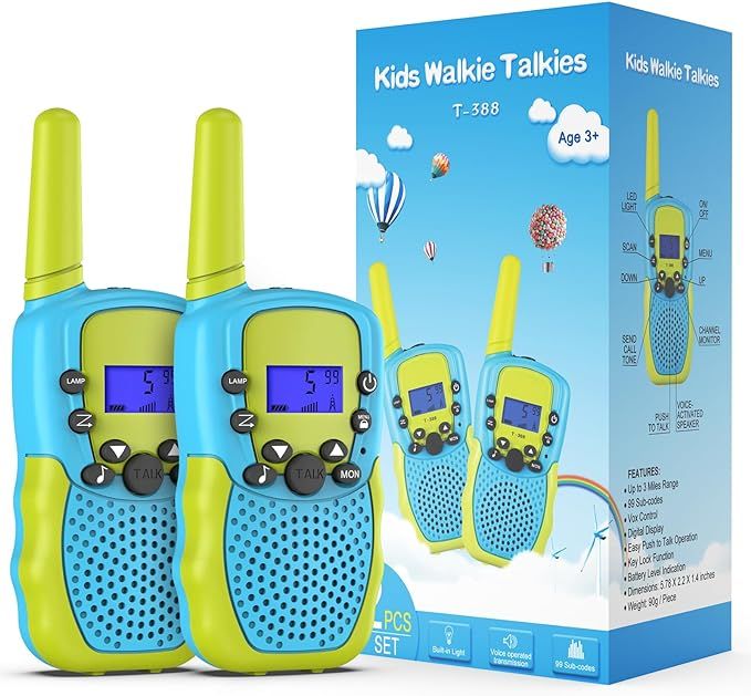 walkie talkie dla dzieci 8-kanałowe z latarką vv