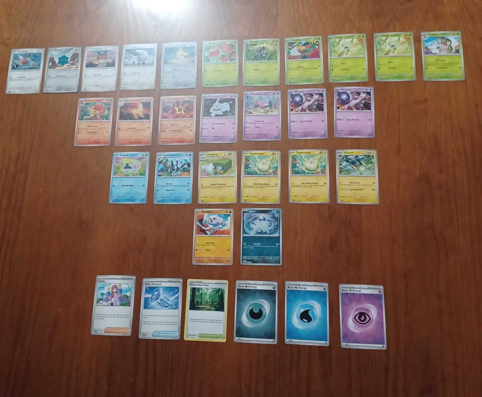 Pokémon Cards! Conjunto / Lote / Mix / Pack de 32 Pokémon Cards