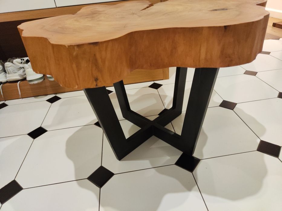 Stolik kawowy plaster dąb