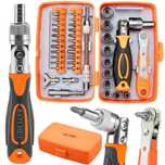 Zestaw komplet narzędzi bitów torx kluczy nasadowych 5-14mm 38 el.