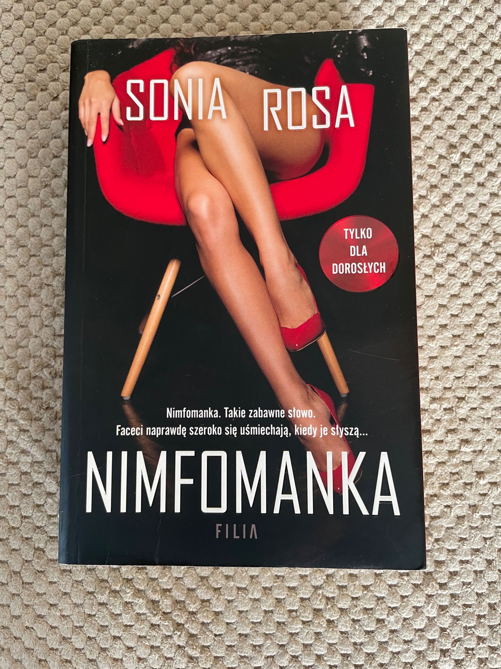 Książka „Nimfomanka” S. Rosa