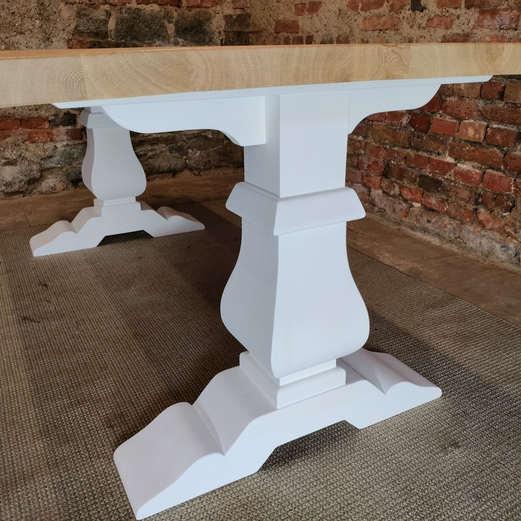 Stół dębowy klasztorny Loft Glamour