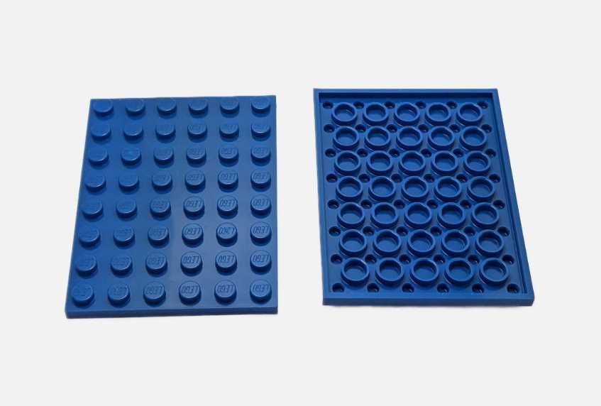 Lego 3036 Płytka 6x8 Niebieski 2 szt. Nowe promocja