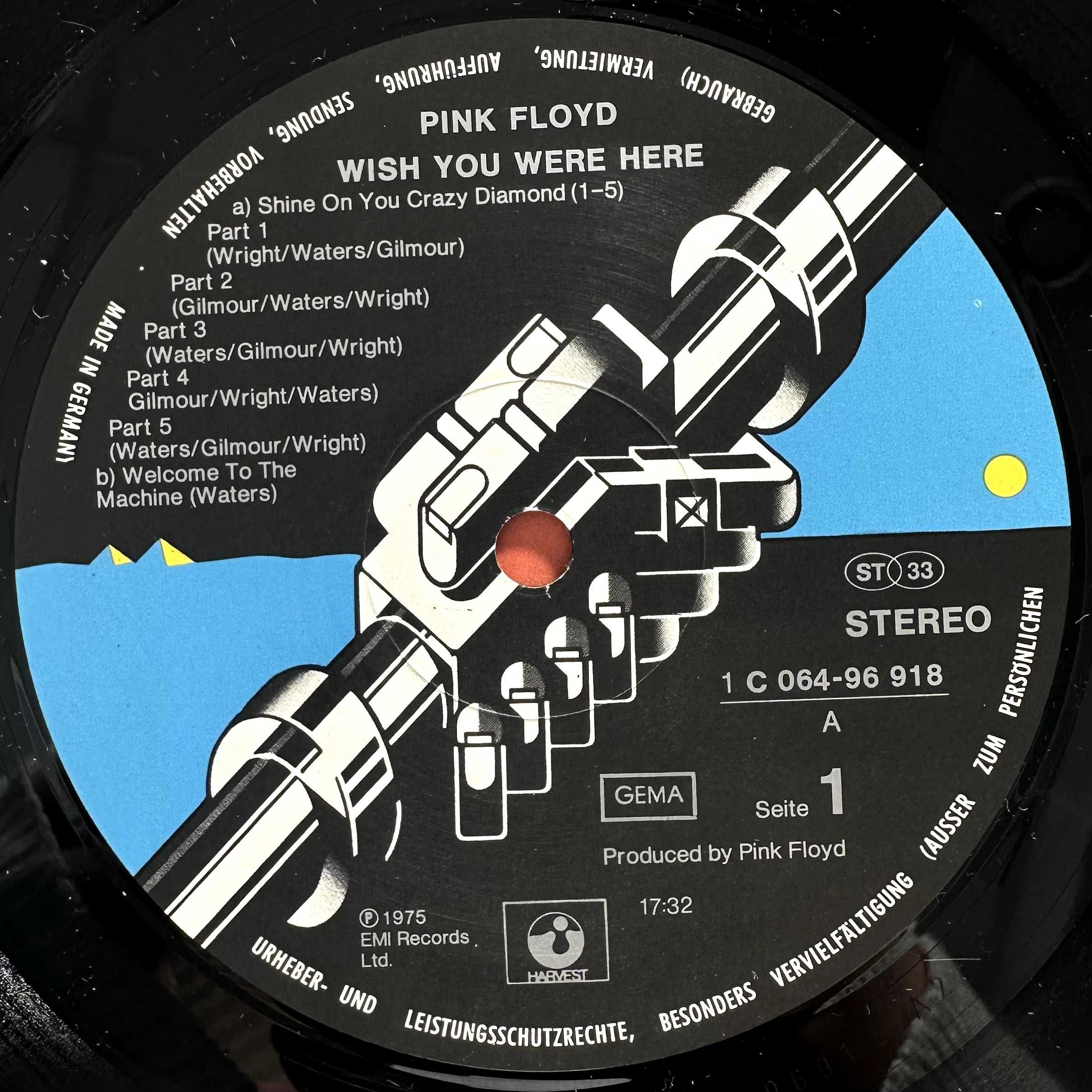 Pink Floyd - Wish You Were Here (Vinyl, 1975, Germany)