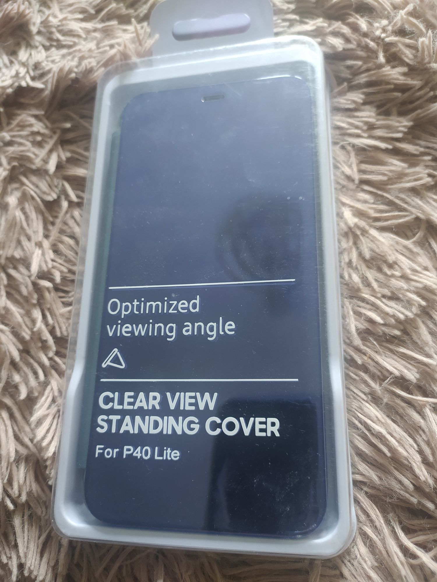 Etui do telefonu Huawei P40 Light blue Clear view