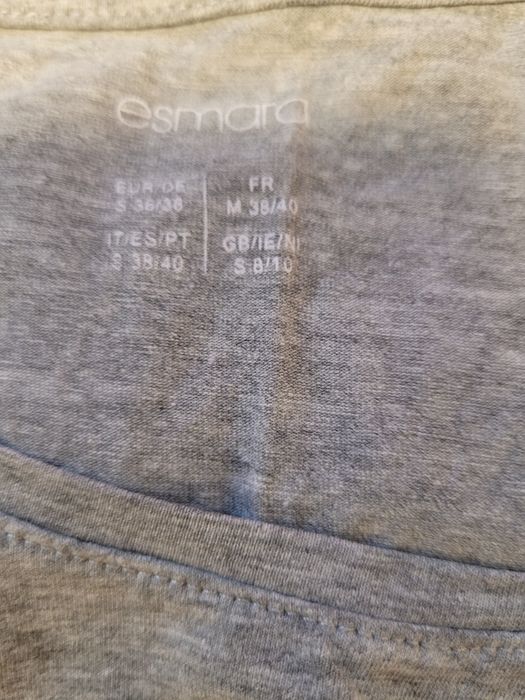 LIDL Esmara Szary Top Ciążowy r. S
