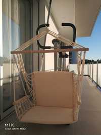 Cadeiras suspensas - terraço/jardim
