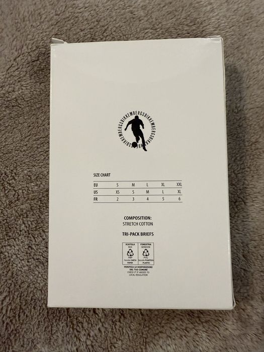 Сліпи труси чоловічі  3шт Bikkembergs M, XL, XXL