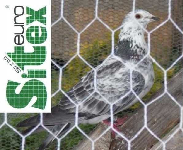 Siatka Na Woliery 25mb Ogrodzenie Zagroda Dla Zwierząt PVC - OKAZJA