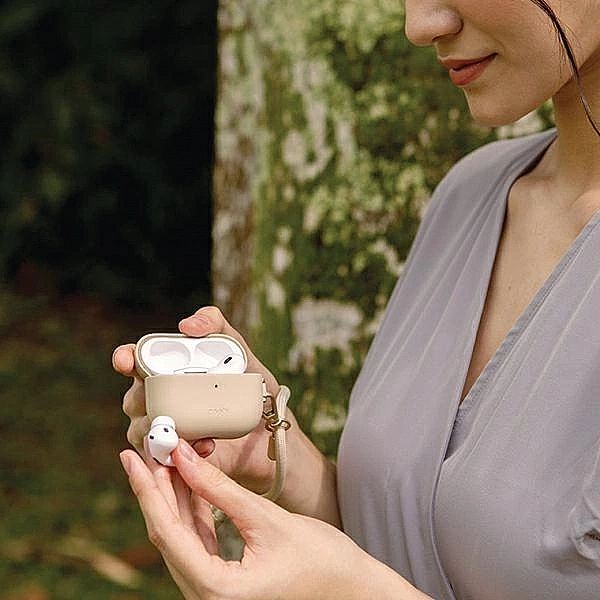 Etui UNIQ Coehl Haven na AirPods Pro 2 (2022/2023) - ciemnoniebieskie