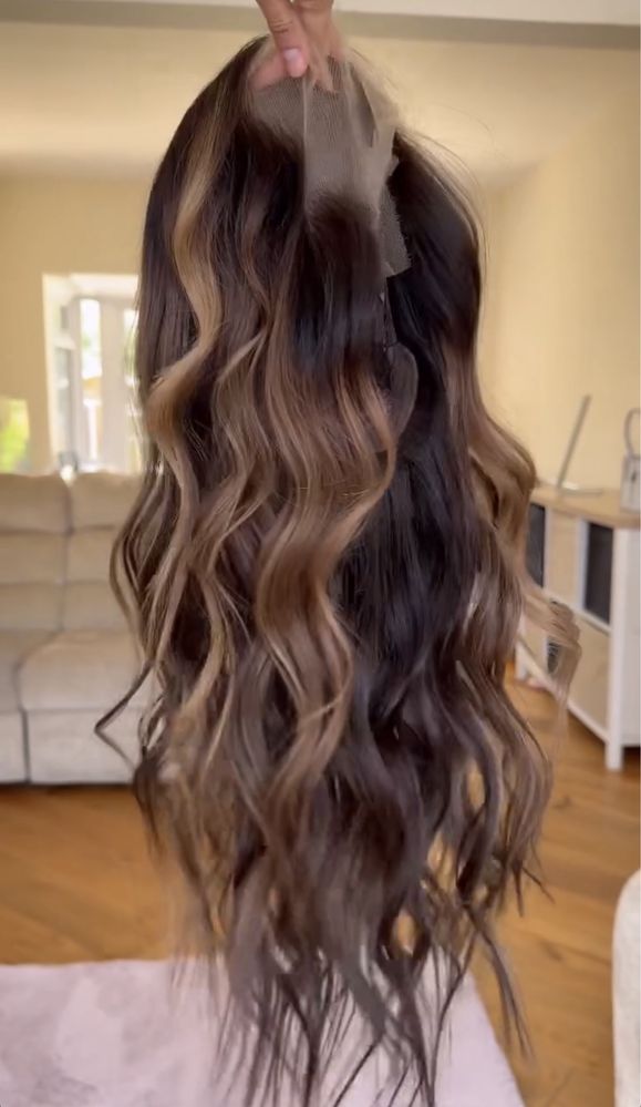 nowa naturalna peruka lace front 100% ludzki wlos na co dzien