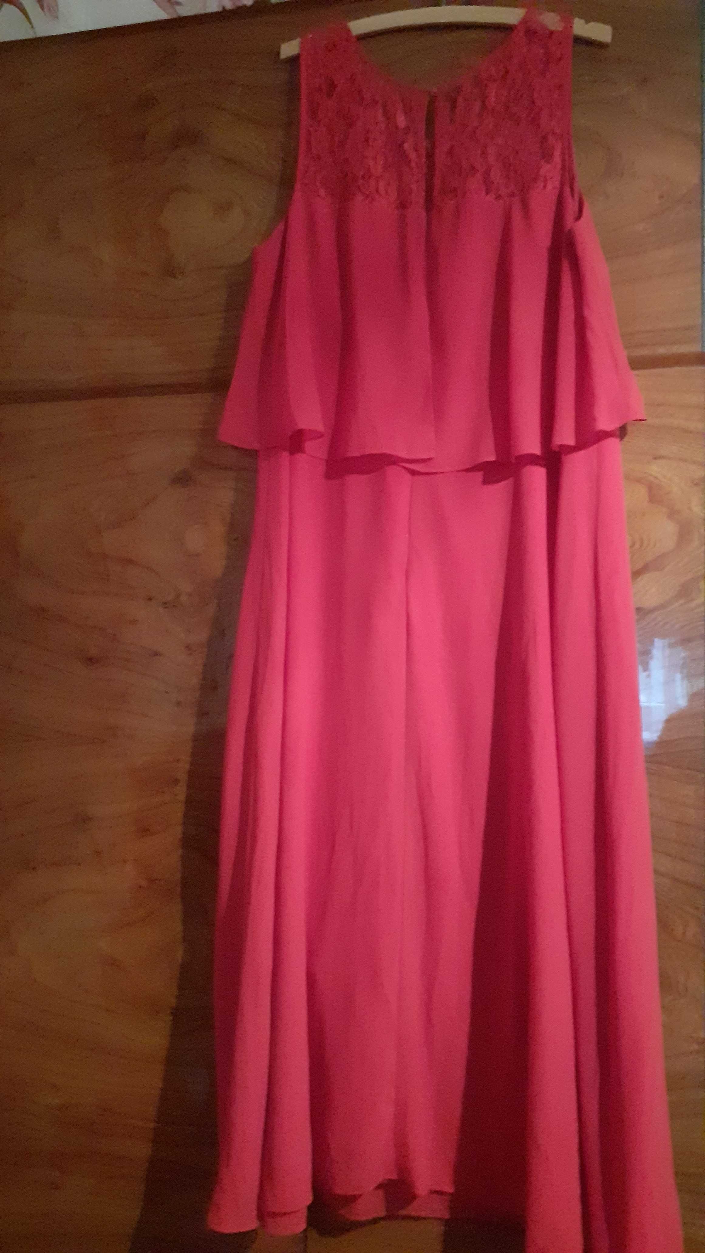 Sukienka -długa-maxi-Suknia plus size 46/ 48