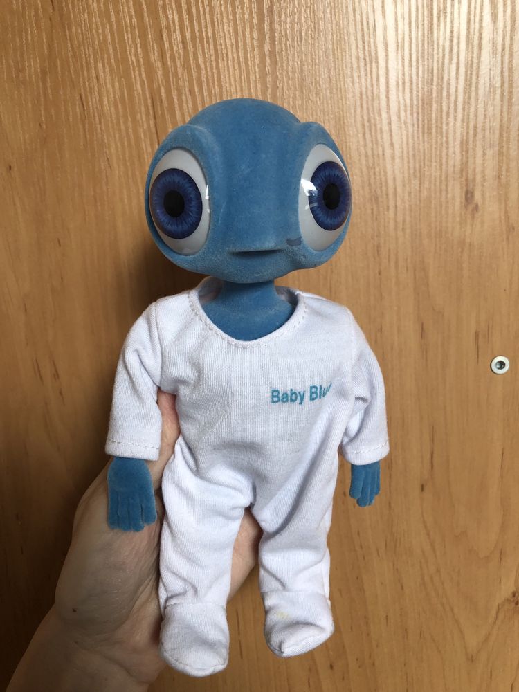 Kosmita, alien, argos, chad valley, baby blue