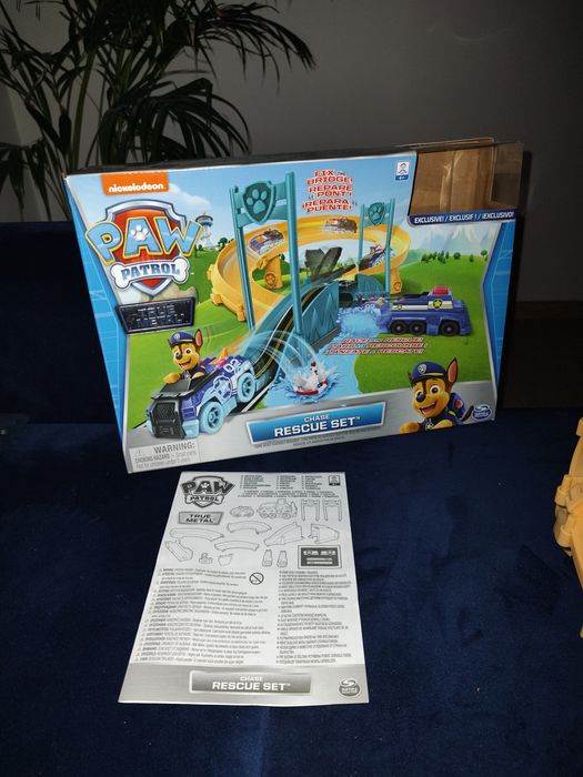 Wyrzutnia psi patrol - zestaw ratunkowy Chease'a