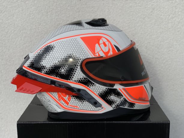 Kask motocyklowy Lazer Rafale SR evo Pixel, bledna, Poliweglan!