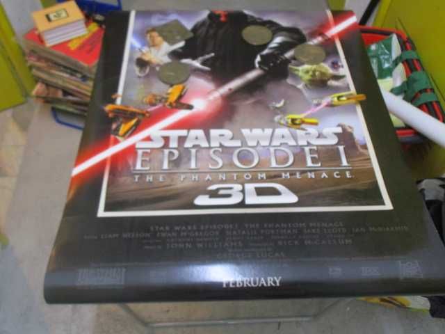 Cartazes originais filmes Star Wars usados nos cinemas