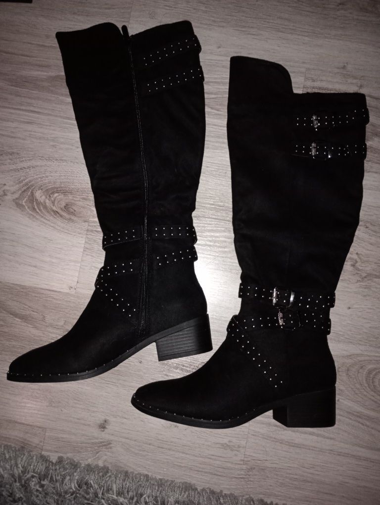 Nowe buty oficerki kozaki 39