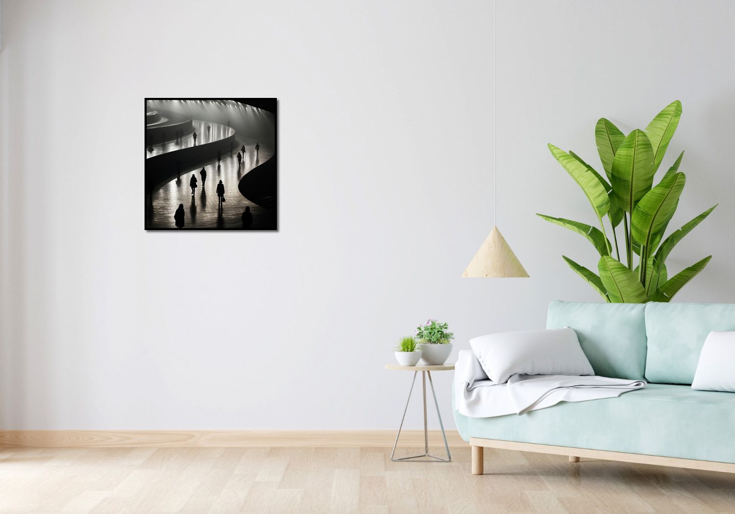 Plakat 60x60cm Promienie w Cieniu