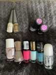 Lakier hybrydowy NeoNail lakier Eveline, Essence Regenerum  liner
