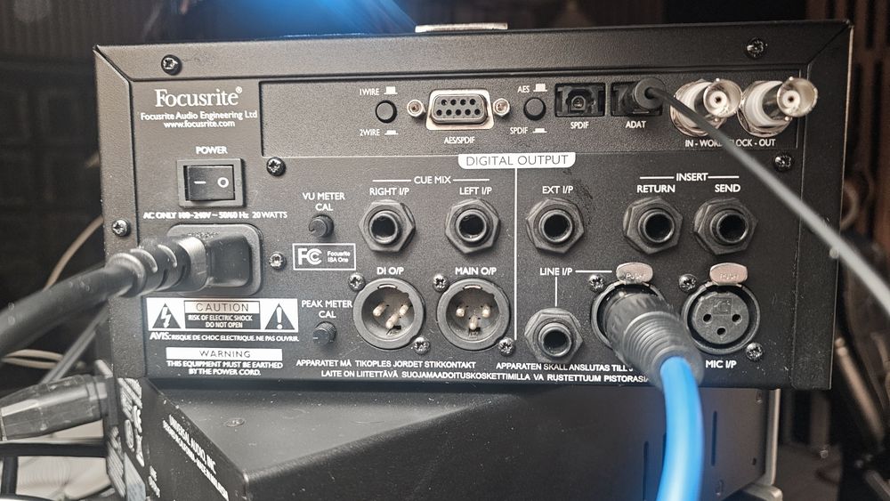 Focusrite isa one plus karta AD adat