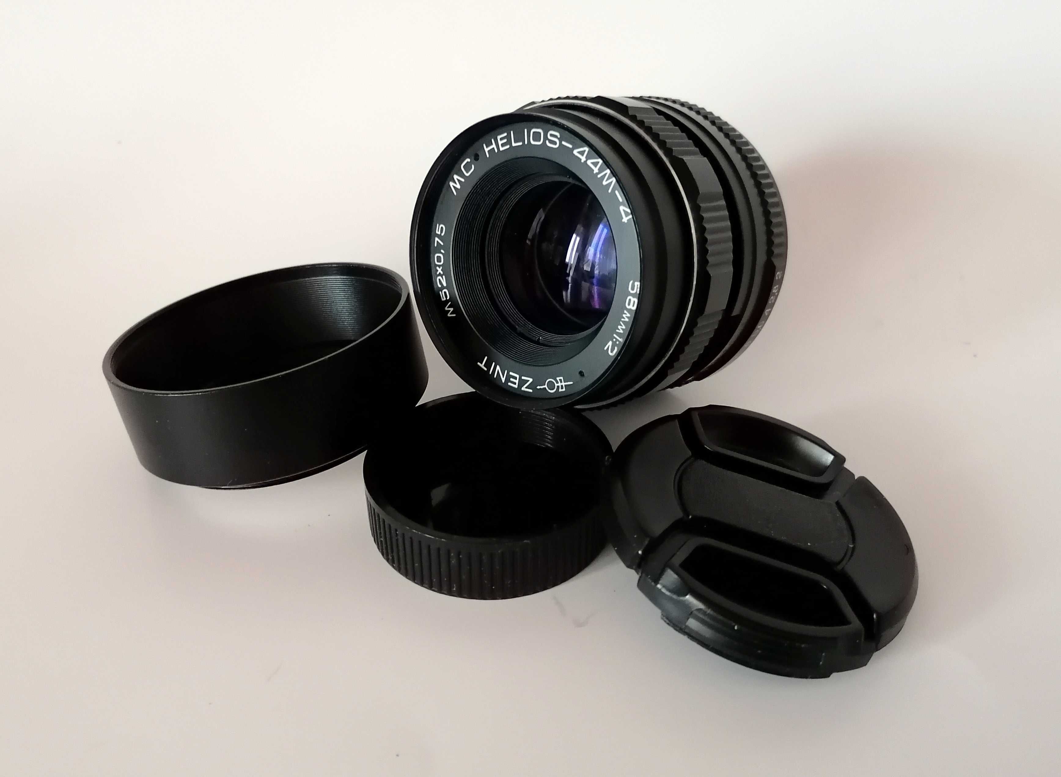 Helios  44-M 4 MC   po modyfikacji na wzór Triioplana