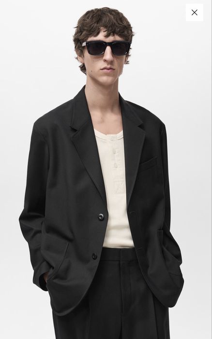 Костюмний піджак вільного крою MANGO