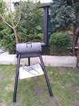 Grill ogrodowy węglowy masywny blacha gr 8-9mm