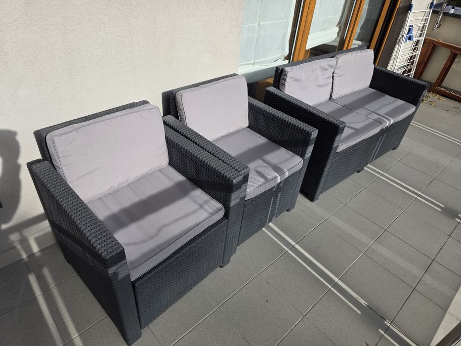 Zestaw mebli balkonowych ogrodowych Allibert ( Keter )