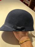 Chapeu menina azul escuro