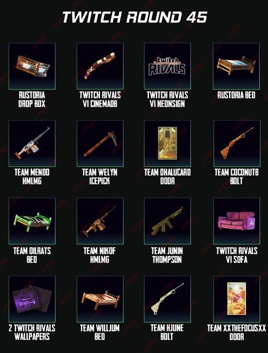 Twitch та Kick Drops Rust найдешевше на ринку 40-45