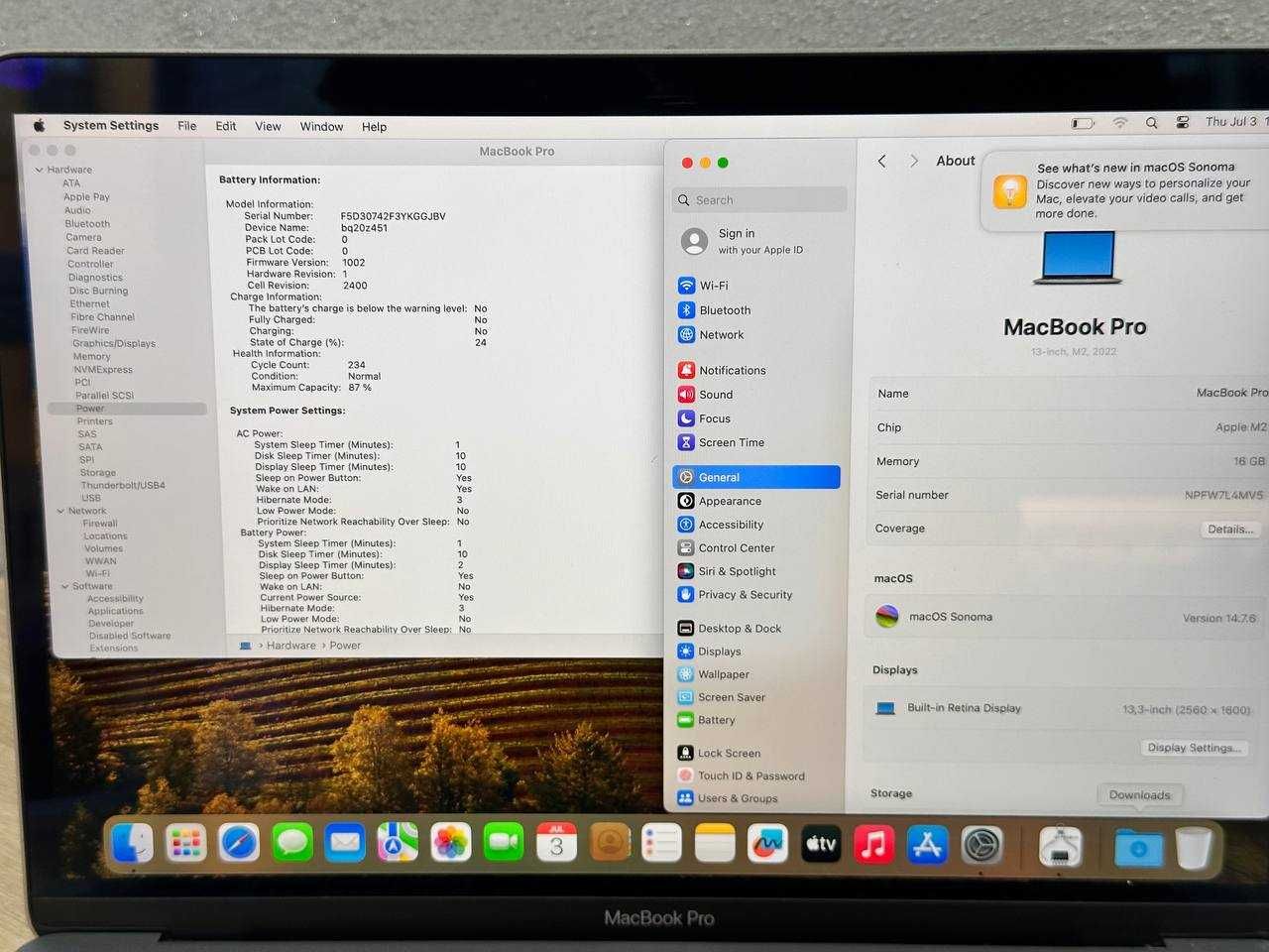 Apple MacBook M2 Pro 13 2022 TouchBar 16GbRAM/512/234цик Макбук м2 про