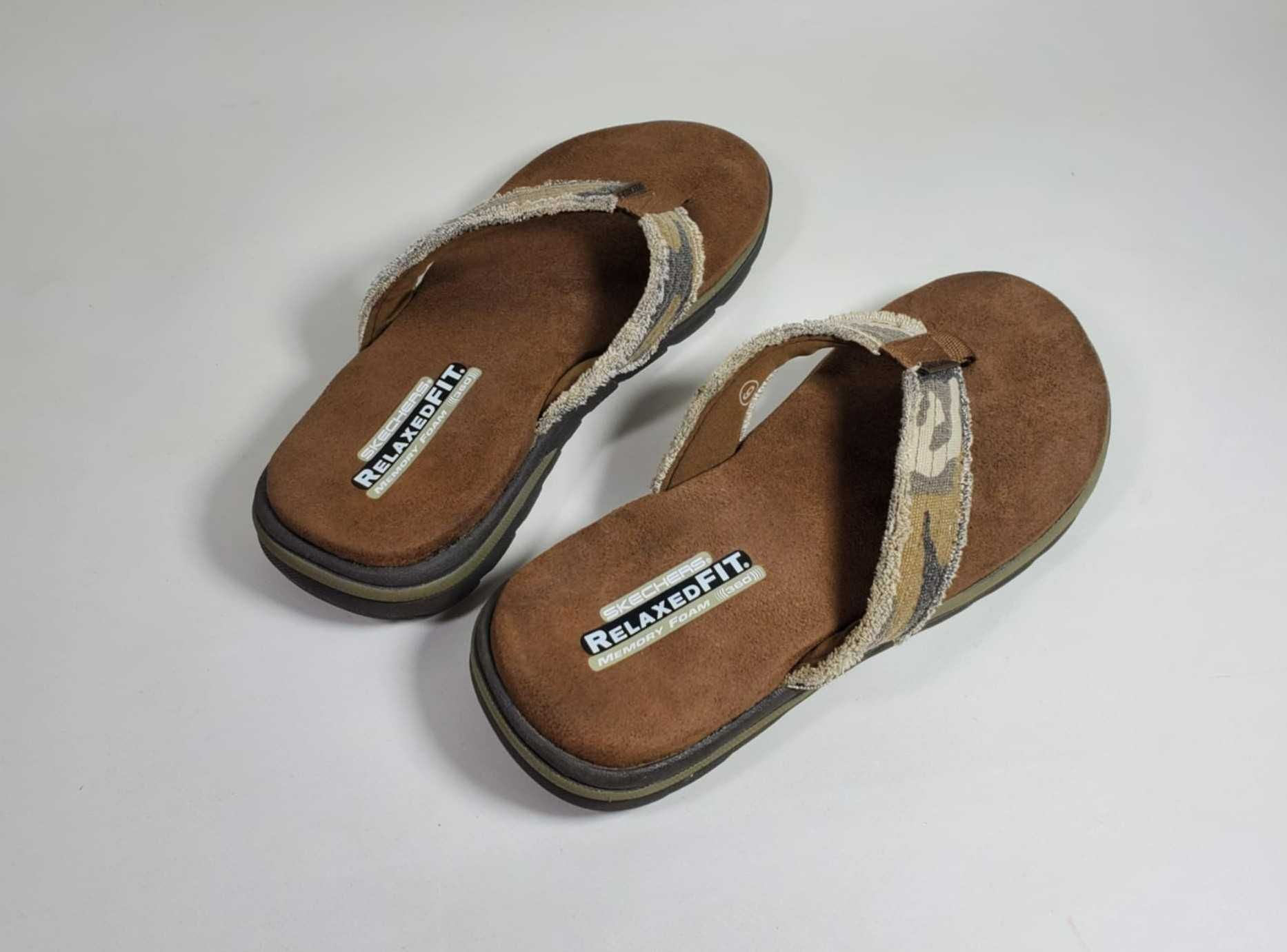 В'єтнамки Skechers Relaxed Fit (42 / 27см) шльопанці / шлепки мужские