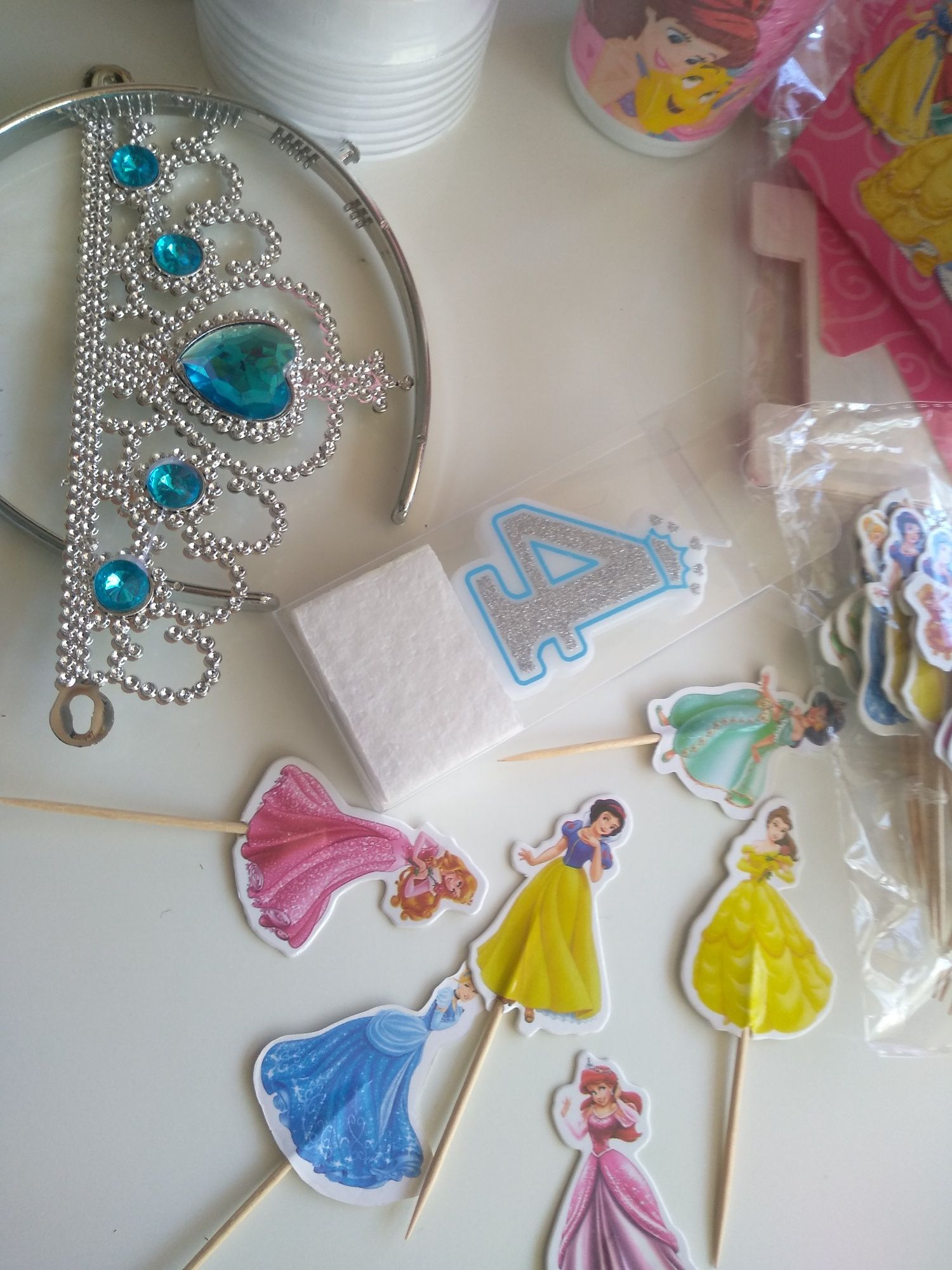 Oferta Portes | Conj. Aniversário Princesas da Disney Decoração Festa