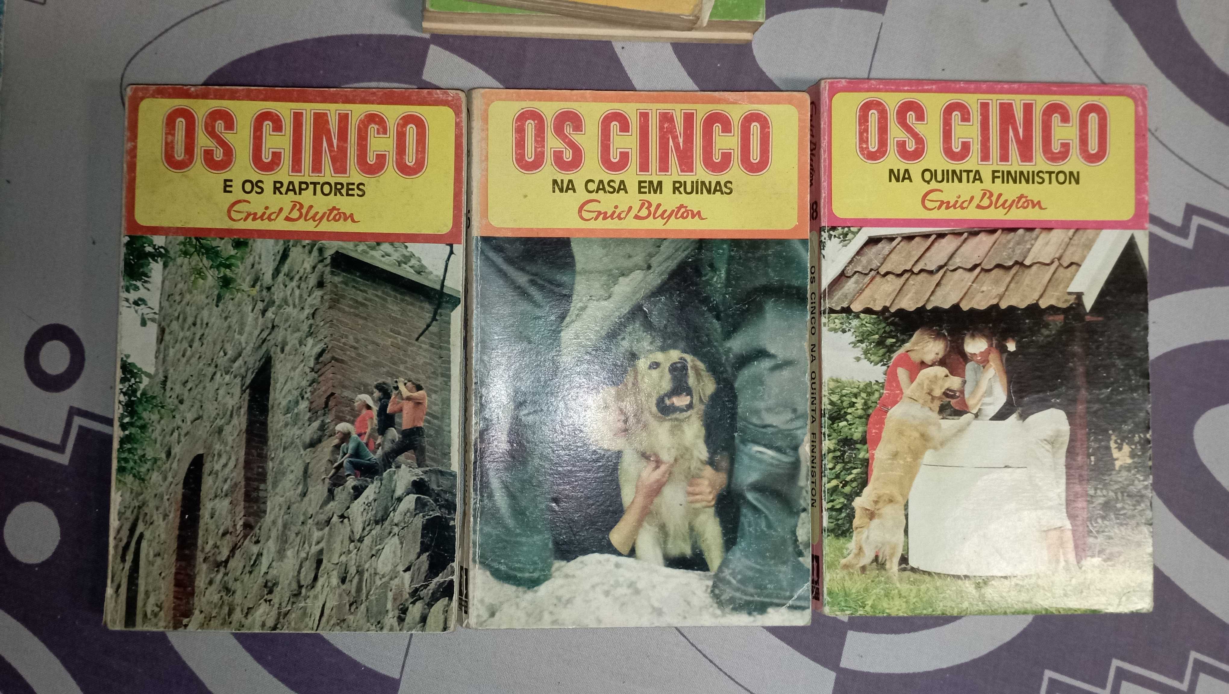 Colecção de livros vintage: Os Cinco
