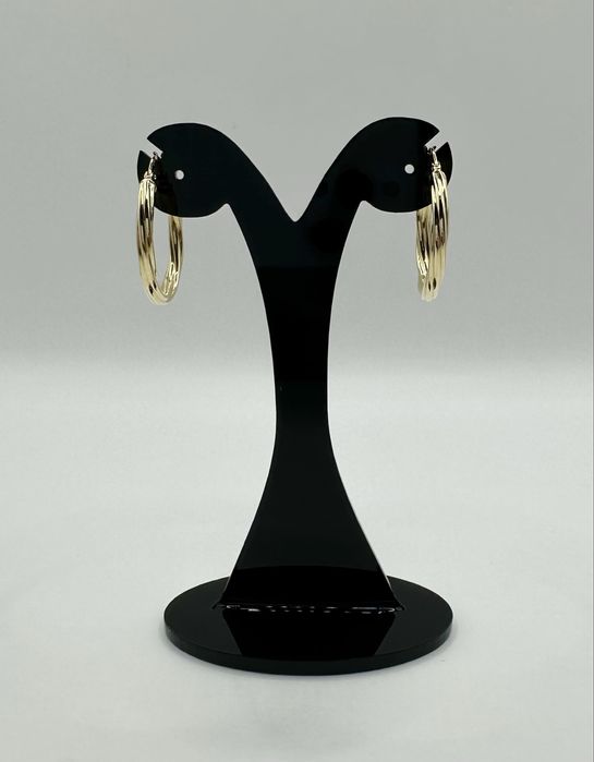 Złote Kolczyki Koła Kółka Pr.585 NOWE !!!