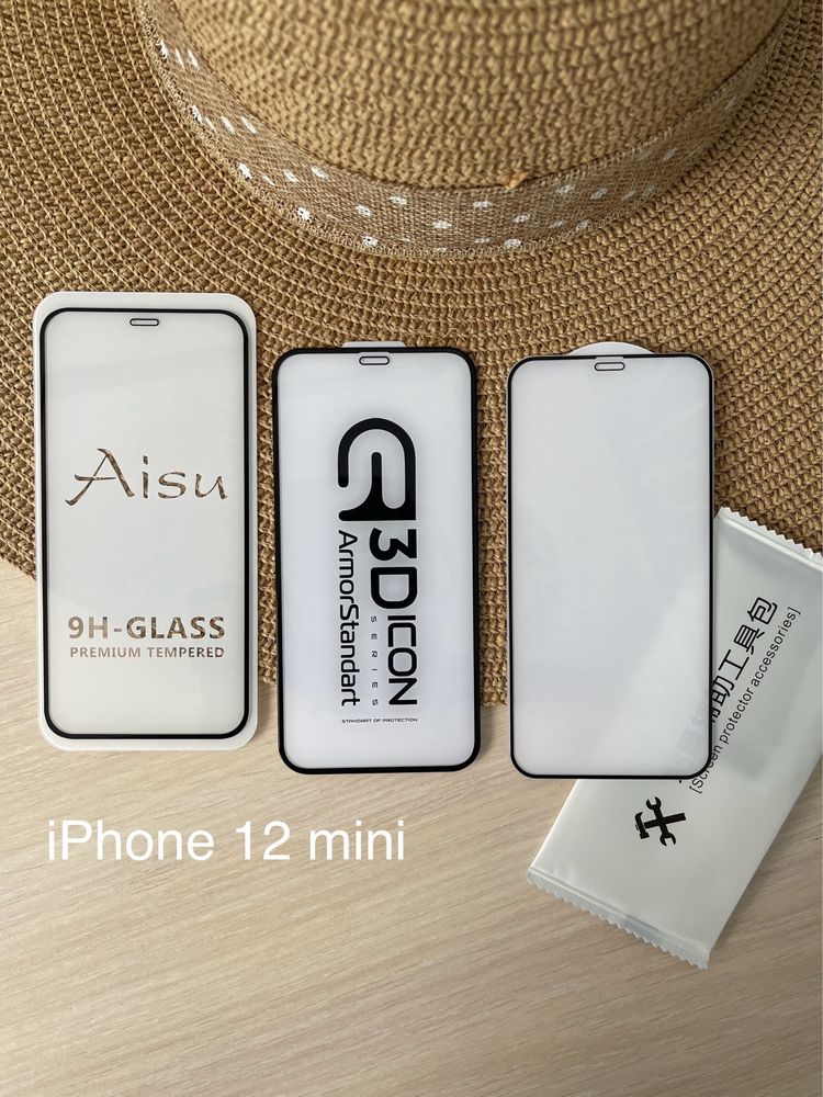 Защитные стекла на Apple Iphone 12 mini/11 pro max/xs max/8/7/SE new
