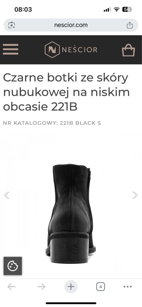 Botki neścior r. 39