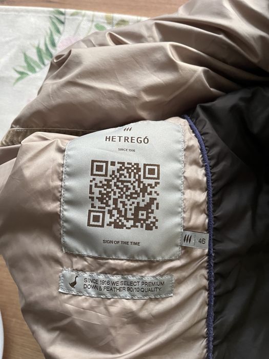 Kurtka puchowa zimowa damska Hetrego down jacket puffer parka Brown