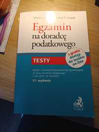 Egzamin na doradcę podatkowego testy Beck jabłoński  17 wydanie 2023