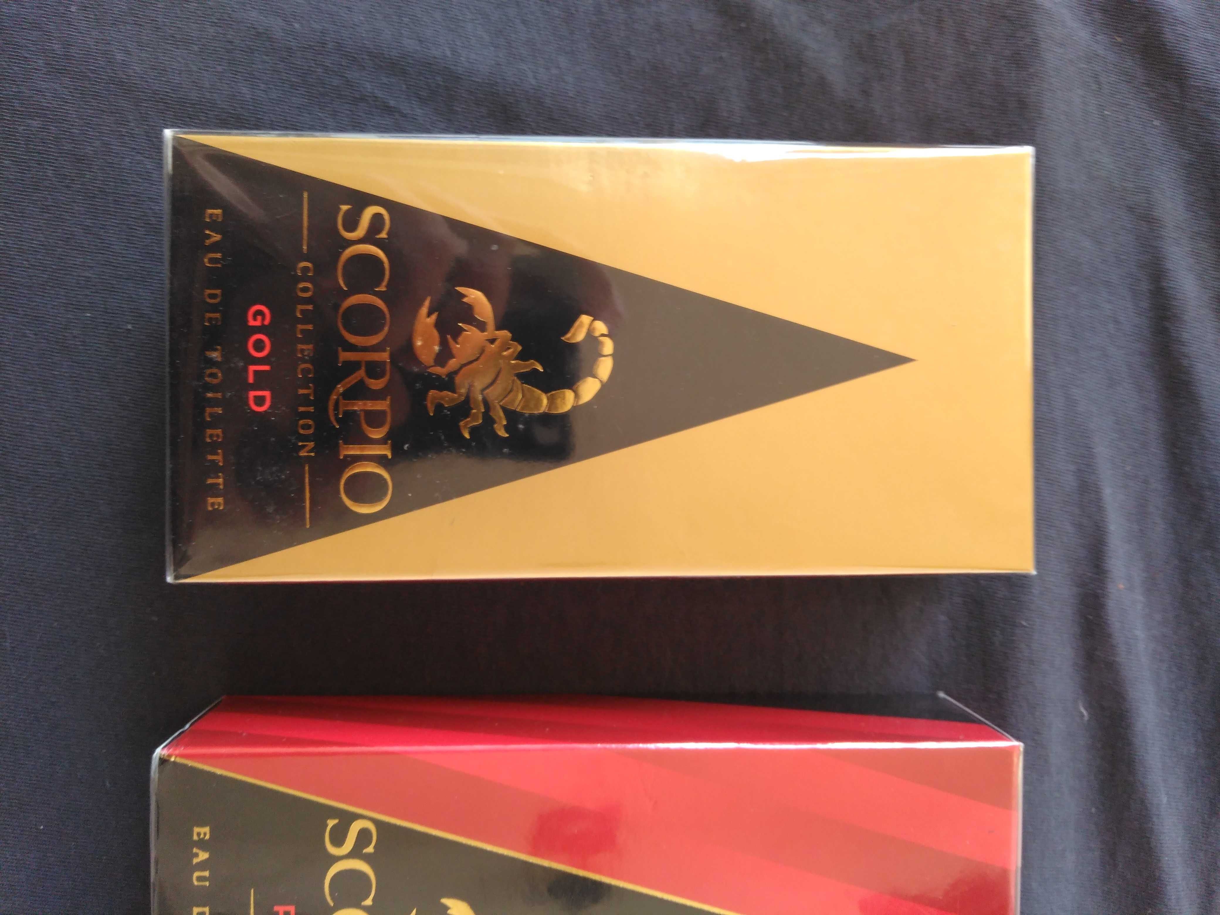 Perfumes scorpio Gold, Rouge e Sport