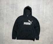 Мужская Кофта Худи Puma С Большим Логотипом Черная Оригинал Идеал M