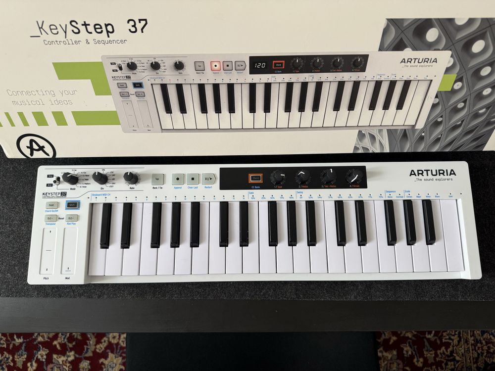 Arturia Keystep 37 + Deck saver - Teclado e Sequenciador Midi