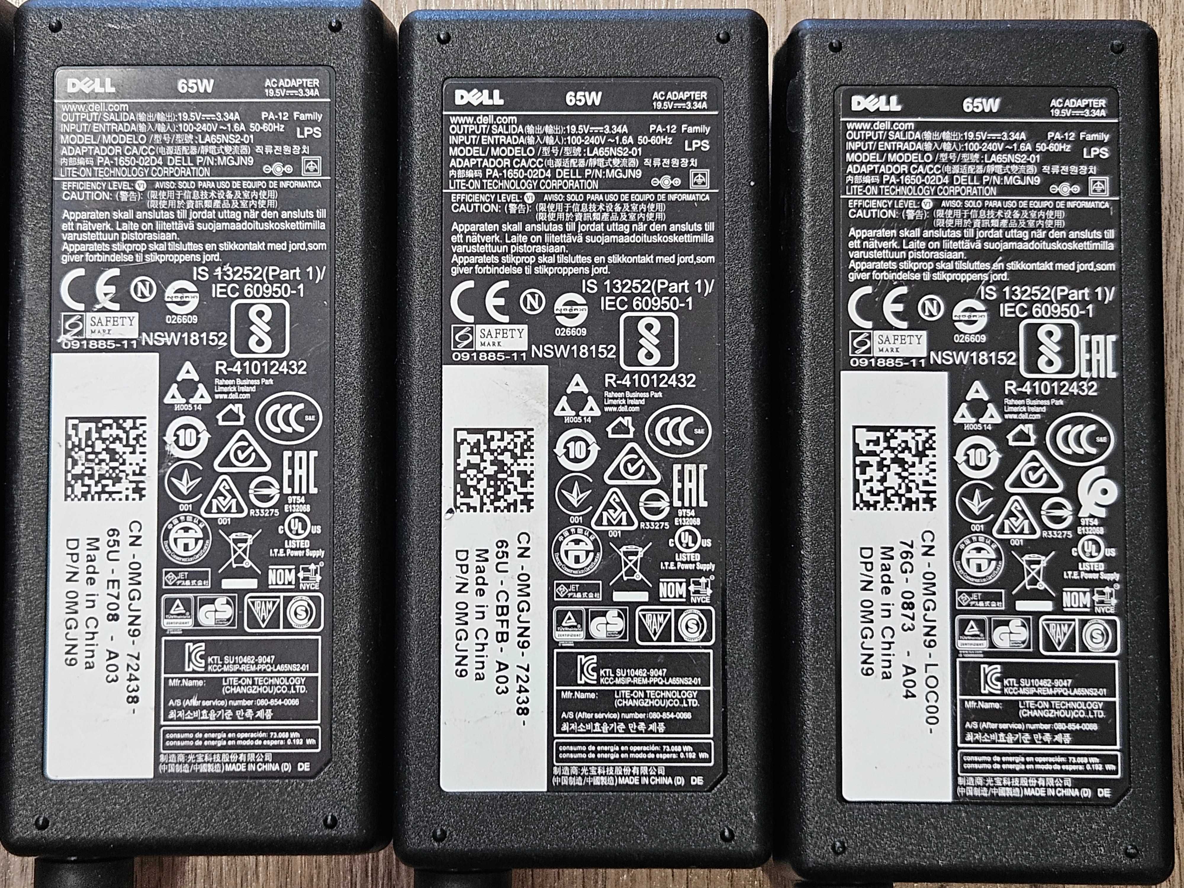 Оригінальний блок живлення Dell 65W 4.5x3.0 19.5V 3.34A 0MGJN9