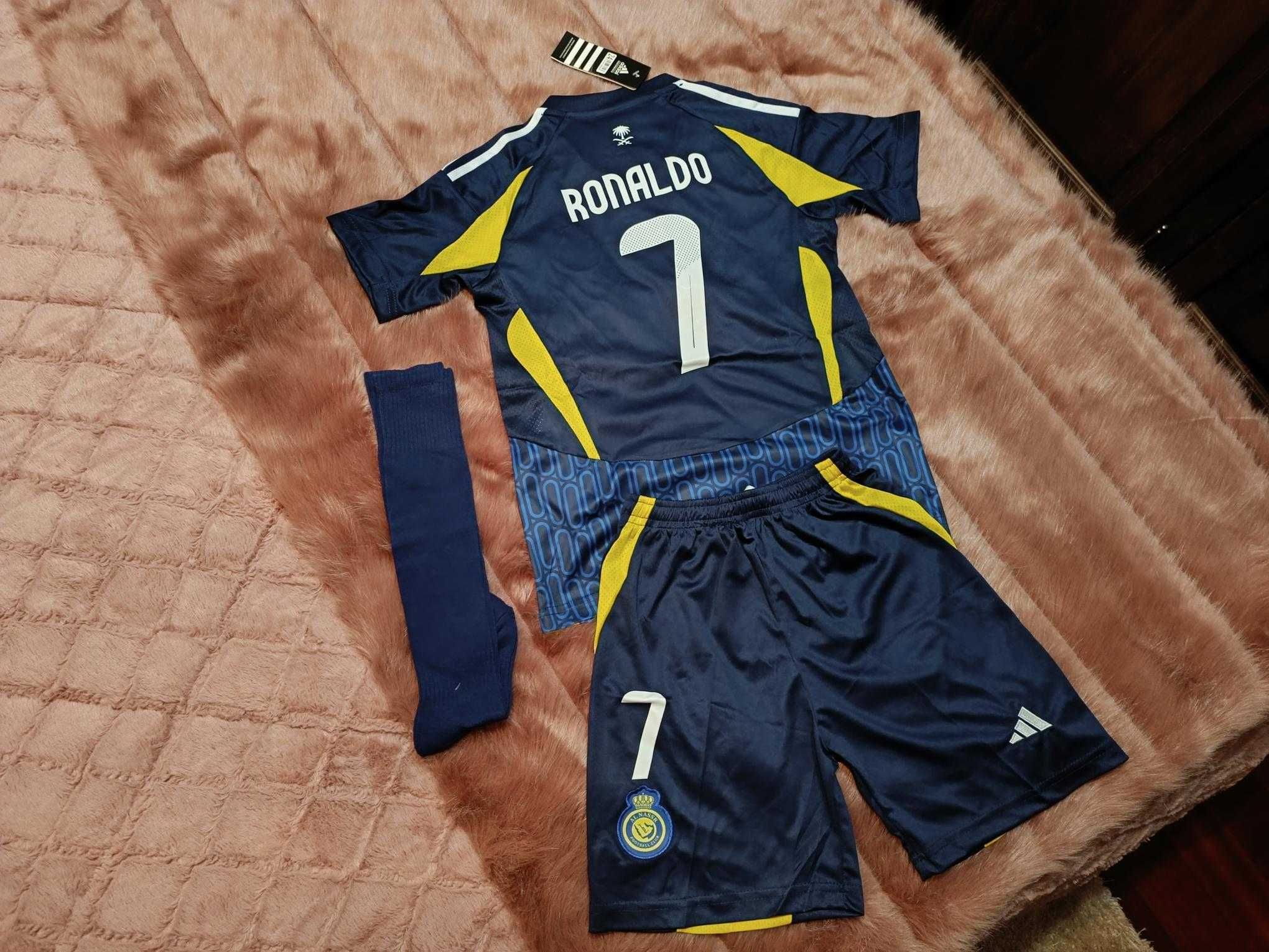 Camisola CRIANÇA Equipamento RONALDO 7 | AL NASSR Alternativo | NOVO
