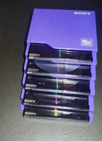 Sony Mini Disc Holder com 5 MiniDisc Premiun 74 min