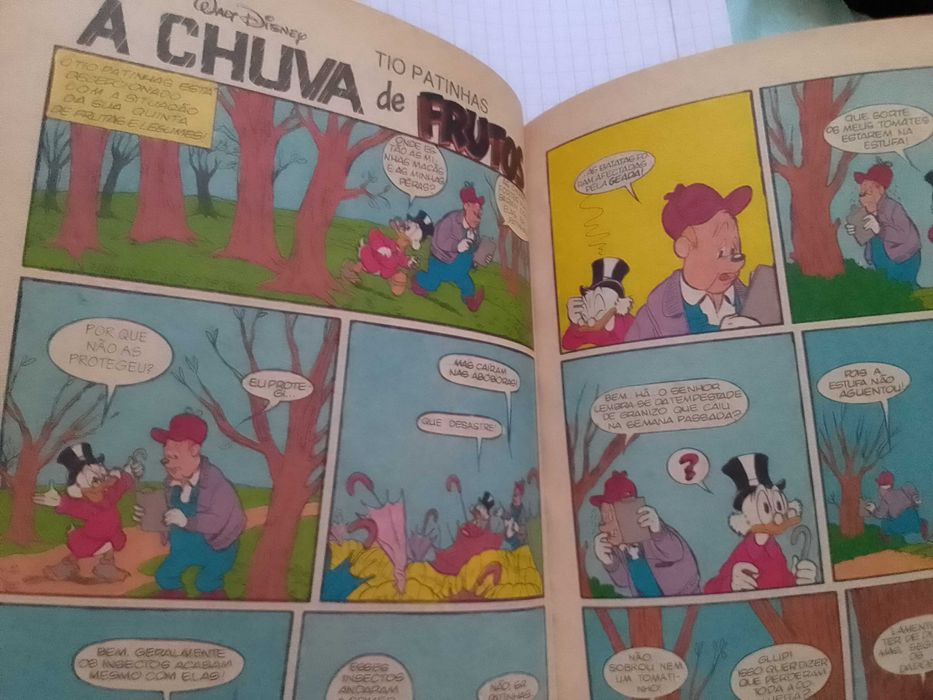 Livro BD da coleção "Tio Patinhas"